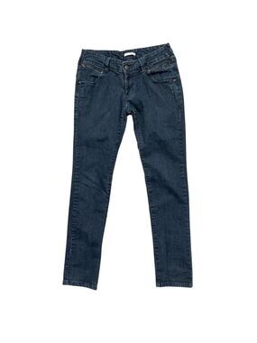 NUMERO UNO W32” dark wash denim EDEN LOW rise skinny stretch zipper pocket jeans